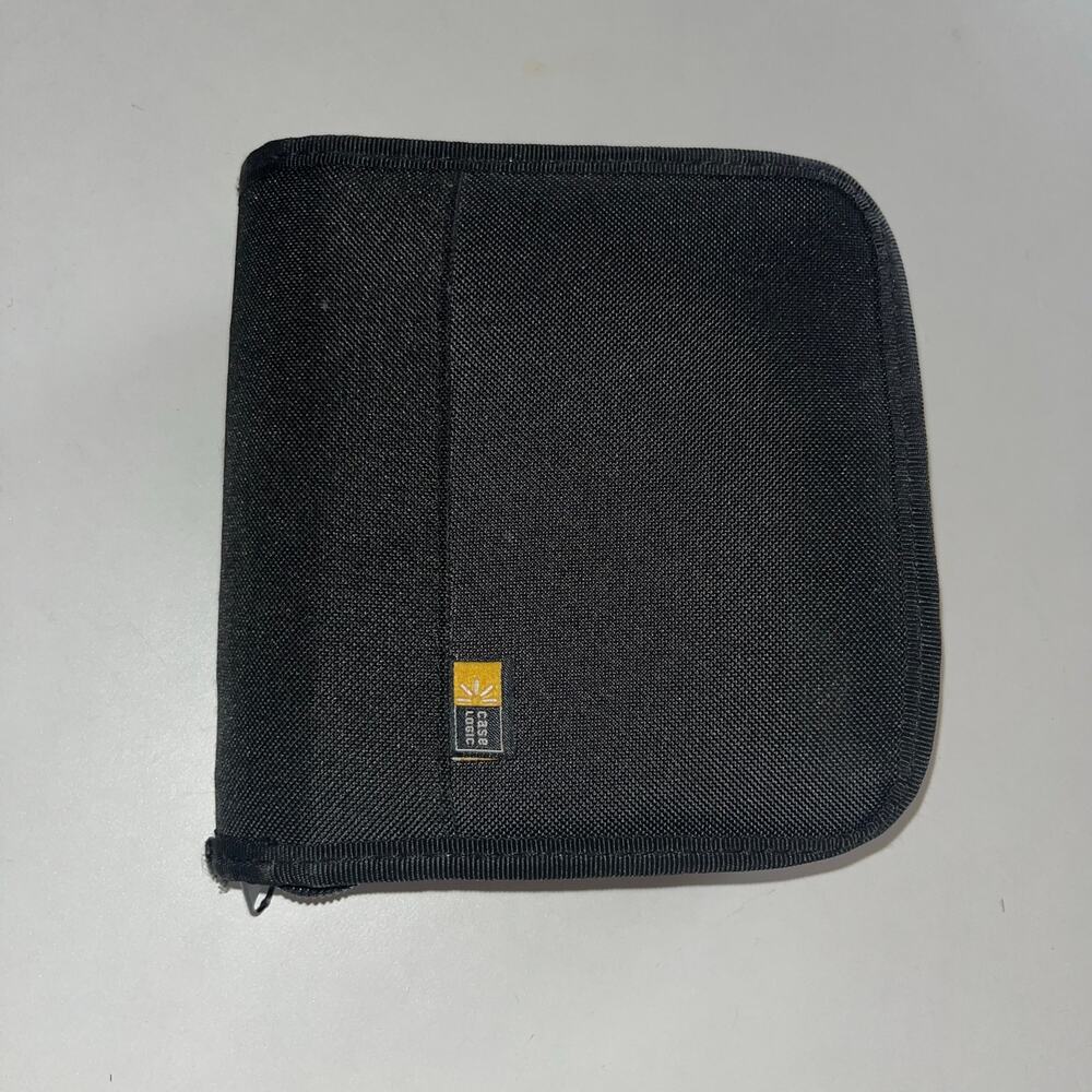 Case Logic Black Small DVD/CD Case holds up to 24 GUC (OS1)